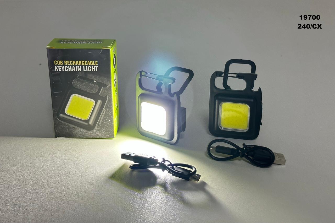 Mini linterna led con llavero y abridor - 19700